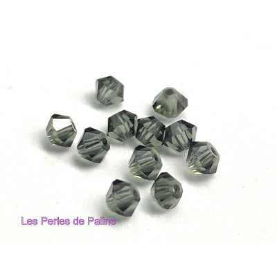 Toupies 3mm Morion - réf.5301 (x20)