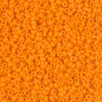 R11-0405 Rocailles 11/0 0paque Tangerine (x 10gr) 