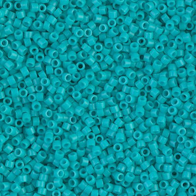 DB0793 Delicas 11/0 Opaque Turquoise semi Matt (x 5gr) 