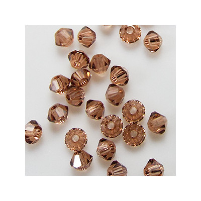 Toupies 3mm Light Smoked Topaz - réf.5301 (x20)