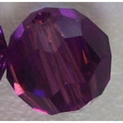 Rondes 8mm Amethyst (x4)