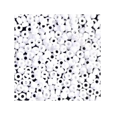 R8-0402 Rocailles 8/0 Miyuki Opaque White (DB200) (x10gr)