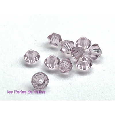 Toupies 3mm Light Amethyst - réf.5301 (x20)