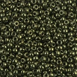 R8-0459 Rocailles 8/0 Miyuki Metallic Olive (DB011) (x10gr)