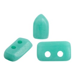 Perles Piros ® par Puca® Opaque Green Turquoise Mat (X5gr)