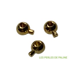 Perles Stop Or Acier plaque...