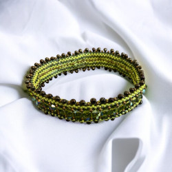 Bracelet Unique Bangle Vert...