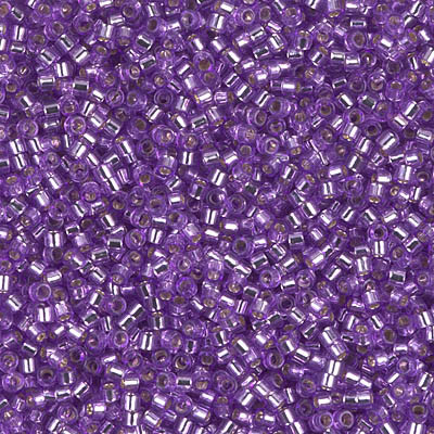 DB1343 Delicas 11/0 Dyed Silver Lined Lilac (x5gr)