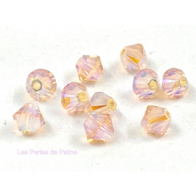 Toupies 4mm Light Peach AB2X - réf. 5328 Xilion (x20)