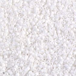 DB0351 Delicas 11/0 Blanc Opaque Mat (=R402F) (x 8gr)