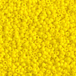 R11-0404 Rocailles 11/0 Opaque Yellow (=DB721) (x 10gr)