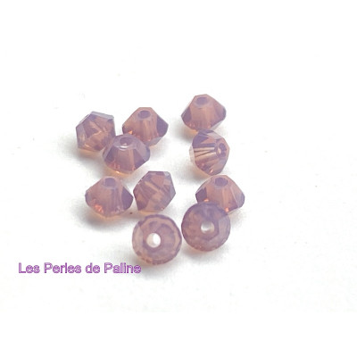 Toupies 3mm Cyclamen Opal - réf.5328 Xilion (x20)