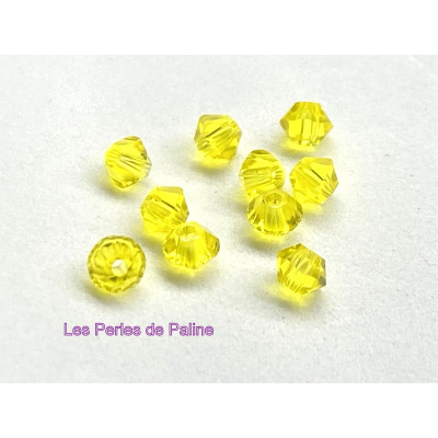 Toupies 3mm Citrine - réf.5328 Xilion (x20)