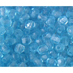 Facettes de Bohême 3mm Aquamarine (x100)