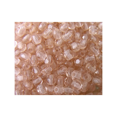 Facettes de Bohême 3mm Peach (x100)