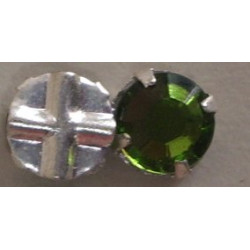 Strass a coudre 6MM olivine