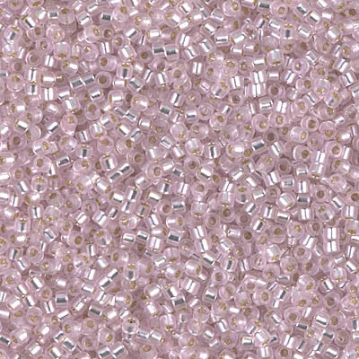 DB1335 Delicas 11/0 Dyed Silver Lined Pink (x5gr)